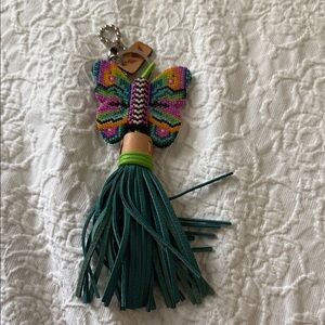 Colorful Butterfly Keychain with Tassel~ Consuela